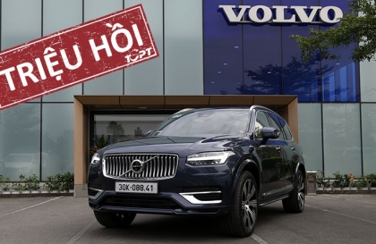 Triệu hồi Volvo XC90 tại Việt Nam do lỗi đai an toàn